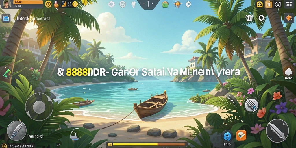 Tampilan gameplay 888IDR yang ceria dan menarik.