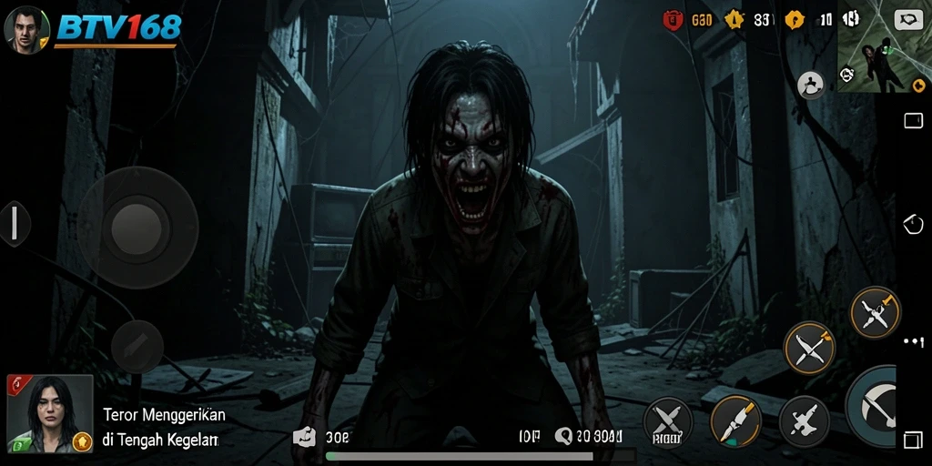 Gameplay menegangkan dengan atmosfer Horror yang mengerikan.