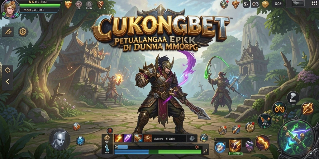 Tangkapan layar menunjukkan serunya gameplay MMORPG CUKONGBET.