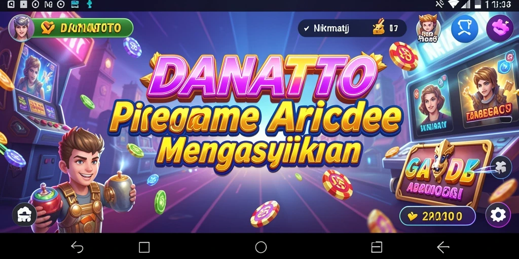 Tampilan gameplay menarik dan penuh aksi dari DANATOTO.