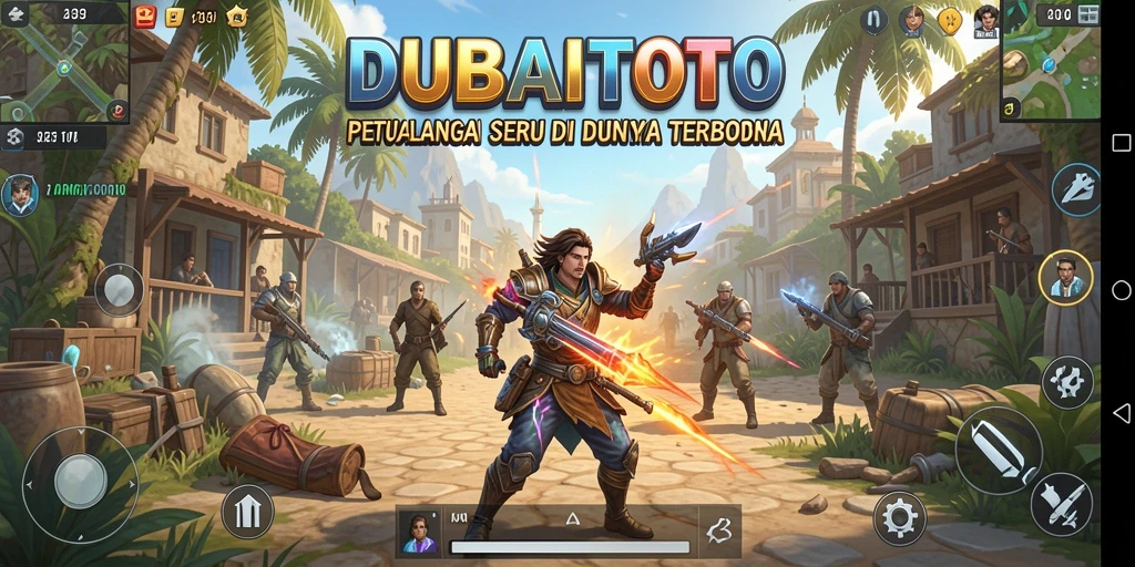 Tampilan gameplay memukau dari DUBAITOTO di dunia terbuka.