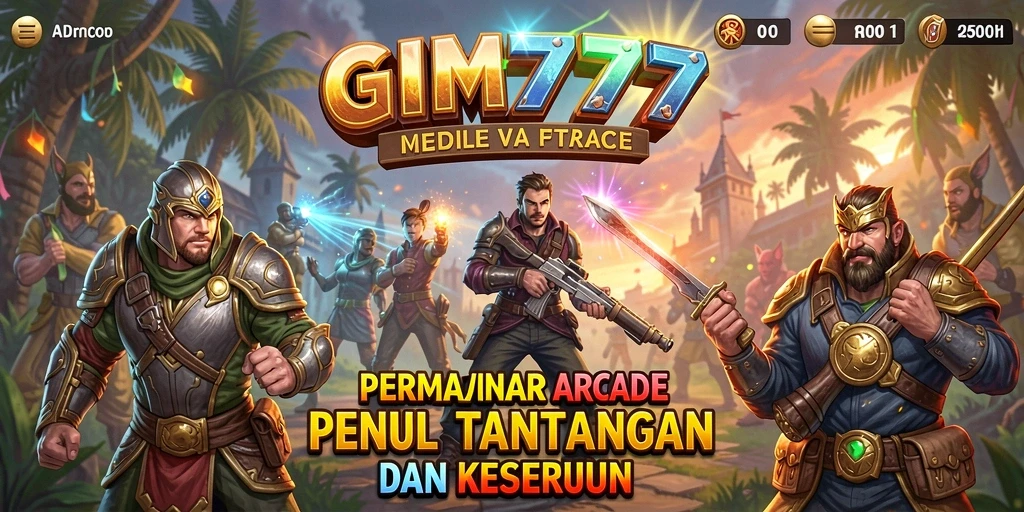 Tampilan penuh aksi dari gameplay GIM777 dengan tantangan seru.