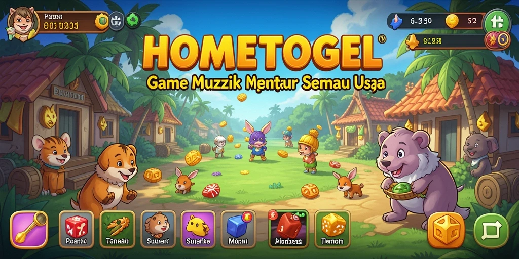 Tangkapan layar gameplay HOMETOGEL menampilkan tantangan puzzle yang seru.