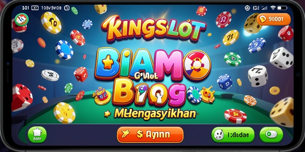 Tampilan gameplay KINGSLOT yang mengasyikkan dalam permainan Bingo.