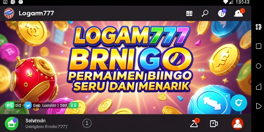 Tampilan gameplay Bingo yang vibrant dan menghibur di LOGAM777.