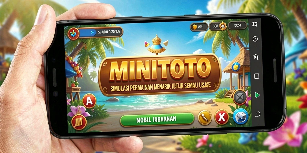 Tangkapan layar gameplay MINITOTO dengan karakter dan lingkungan interaktif.