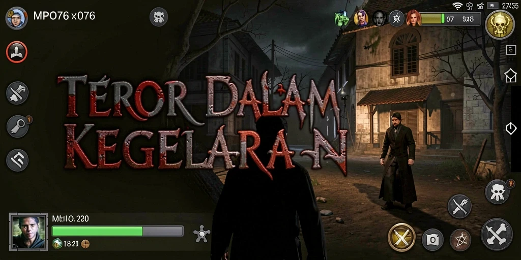 Tampilan menyeramkan dari gameplay MPO76 yang menegangkan.