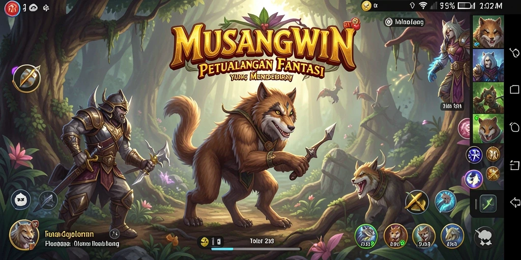 Tampilan gameplay RPG yang menarik dan penuh petualangan.