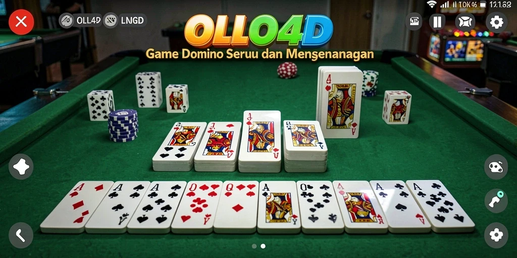 Gameplay Domino yang seru dan interaktif di OLLO4D.