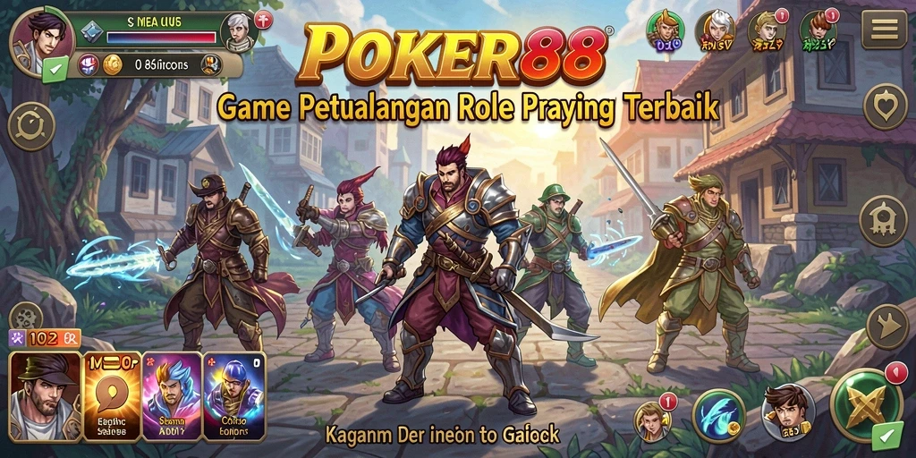 Tangkapan layar POKER88 menampilkan aksi pertarungan yang seru.