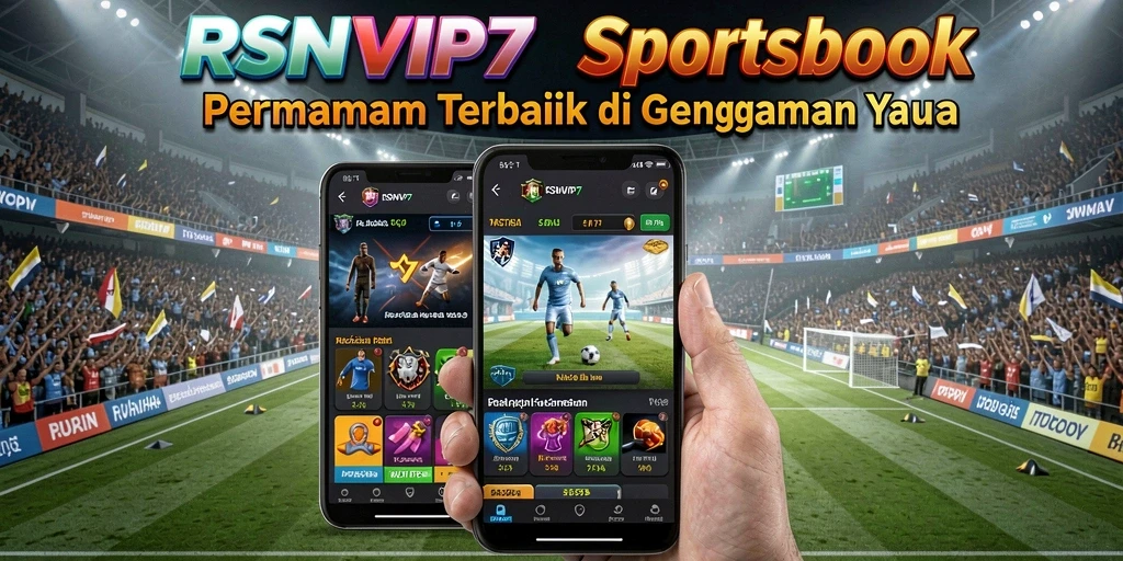 Tampilan antarmuka aplikasi Sportsbook RSNVIP7 yang menarik dan mudah dinavigasi.
